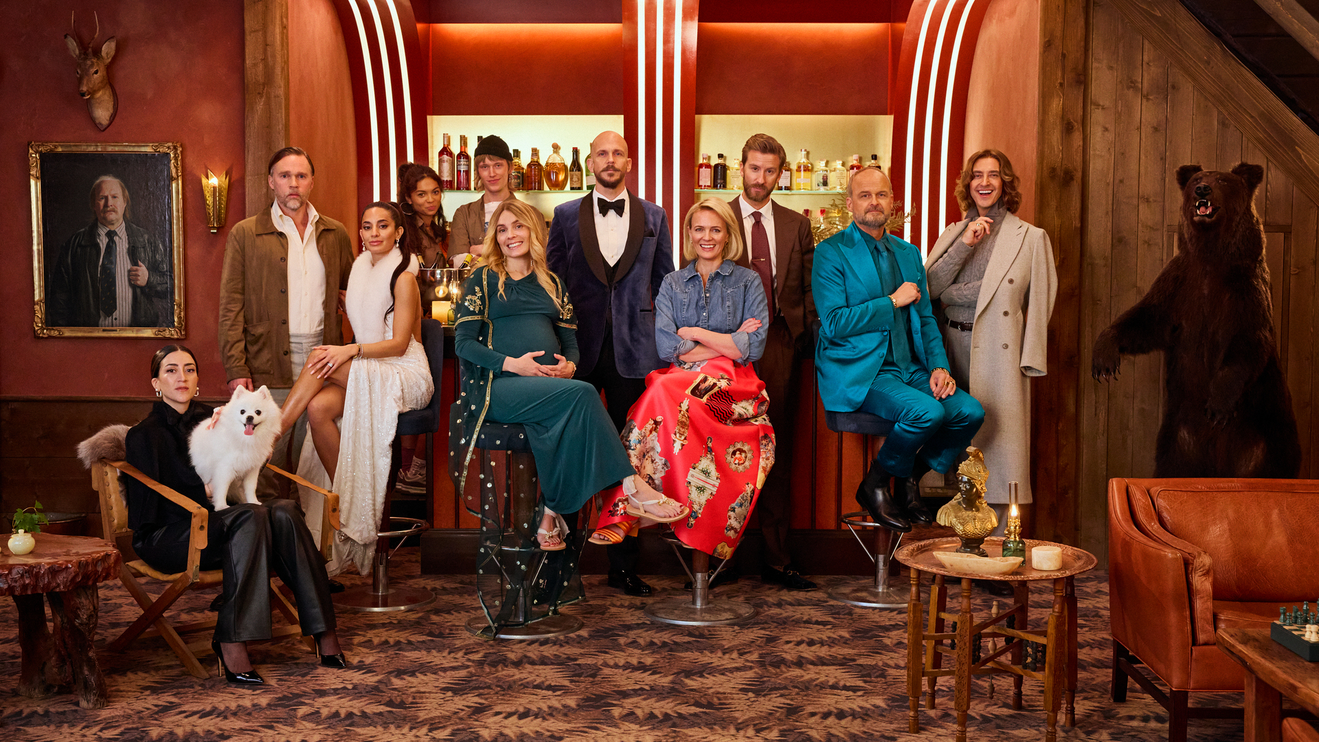 Stellan Skarsgård and the cast for The Storm by Netflix