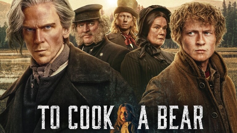 Gustaf Skarsgård, Pernilla August, Emil Kárlsen, Magnus Krepper, Simon J. Berger in 'To Cook a Bear' (Koka Björn) on Disney+